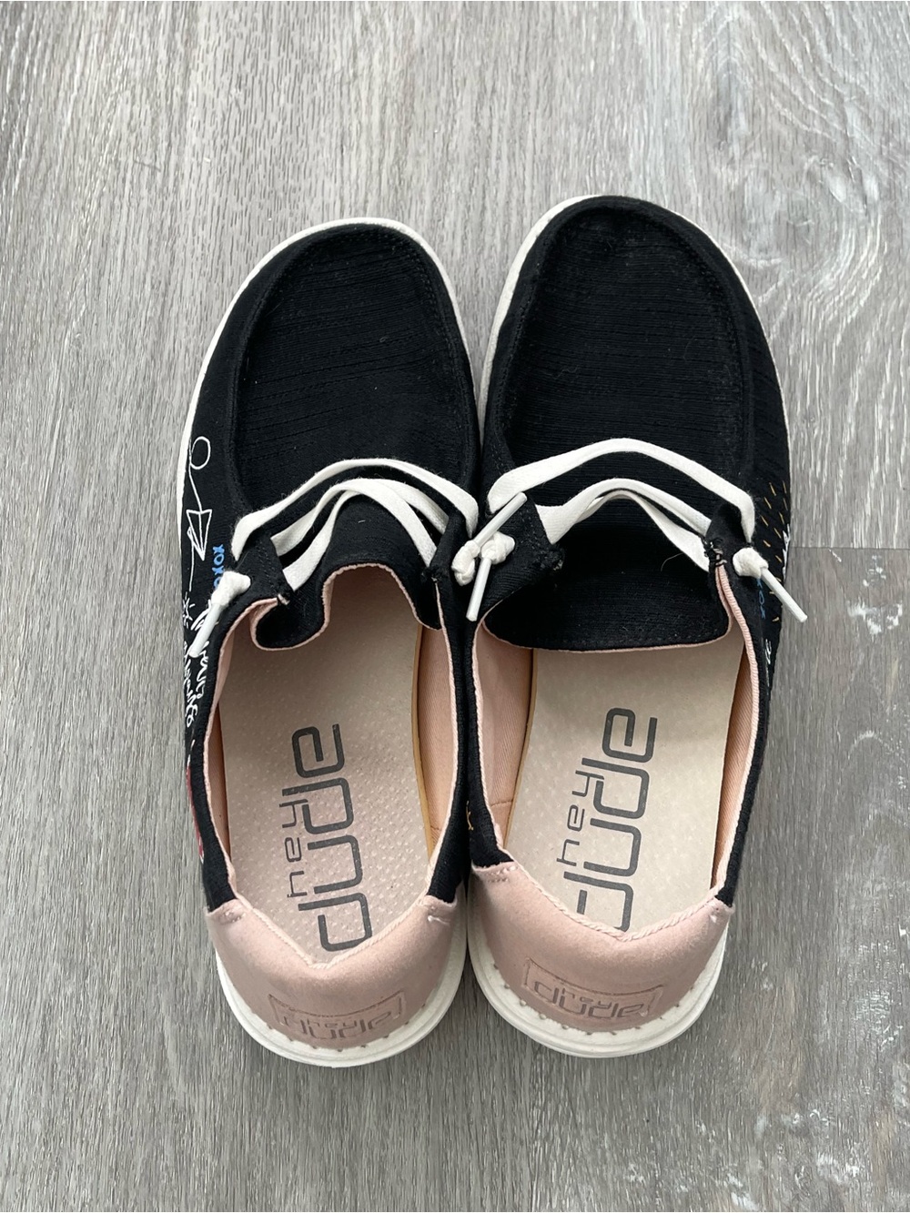 Hey Dude Wendy Doodle Slip On Shoes Size 10 - Picture 4 of 6